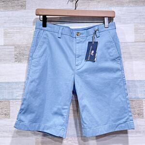 Vineyard Vines Breaker Shorts Blue Twill Cotton Casual Stretch Youth Boys 14